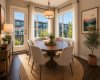 Dining room: virtually staged