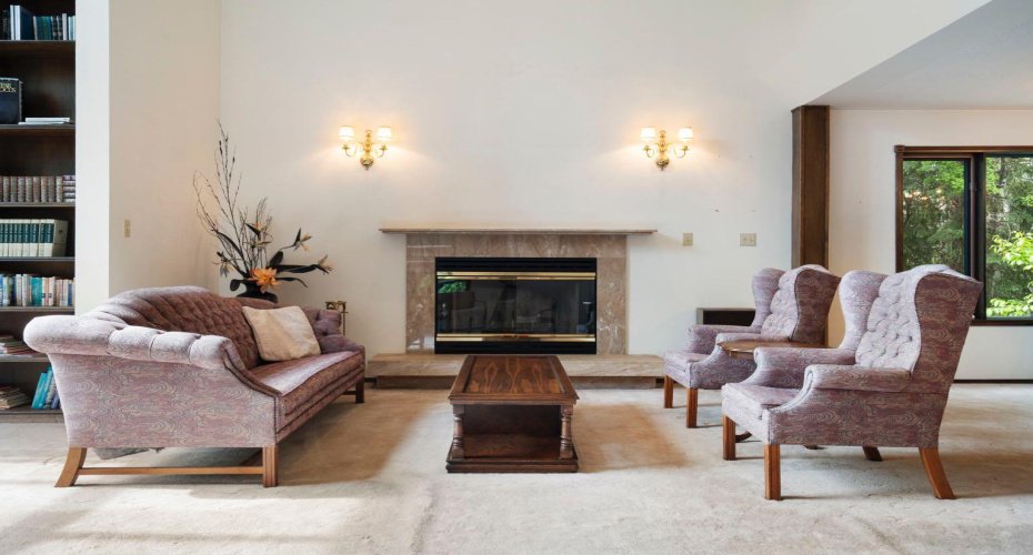 Wood Burning Fireplace