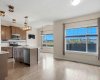Living room into kitchen