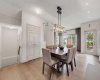 Designed with entertaining in mind, the open-concept dining area flows effortlessly throughout the main living space.