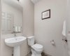Main floor powder room.