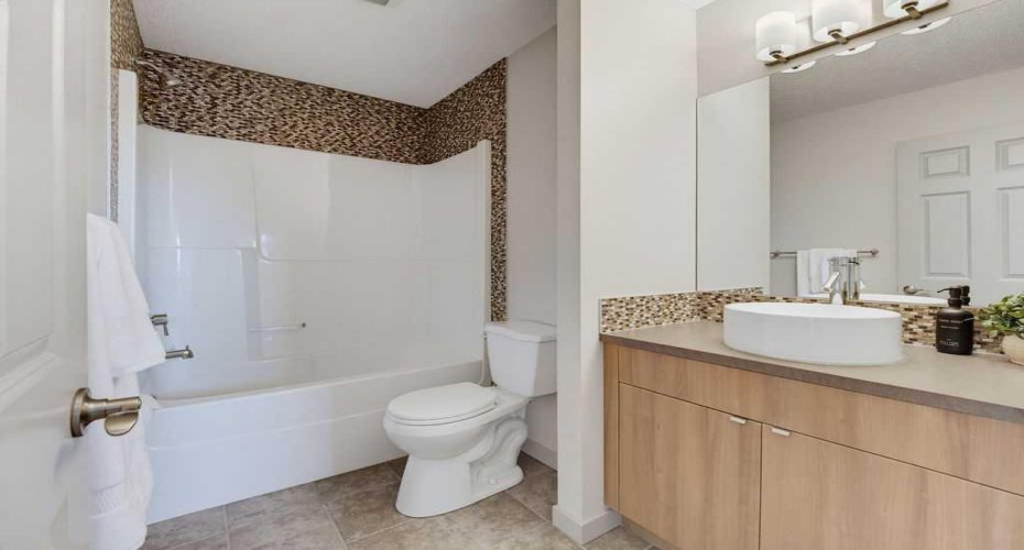 4-Piece Bathroom- Upper floor.