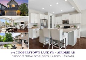 171 Cooperstown Lane, Airdrie, Alberta T4B 0Z9, 4 Bedrooms Bedrooms, ,4 BathroomsBathrooms,Residential,For Sale,Cooperstown,A2321408