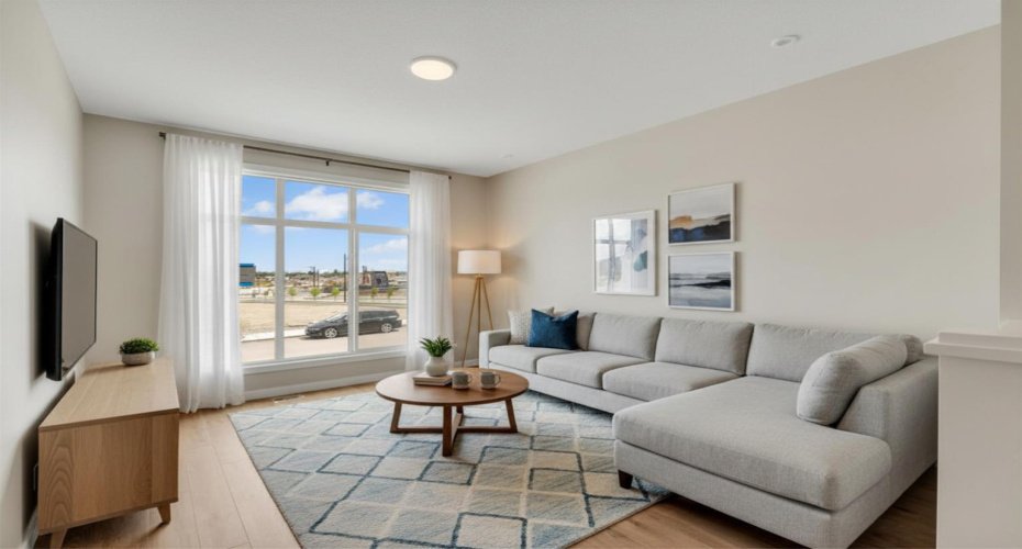 Furniture in the image has been virtually staged.