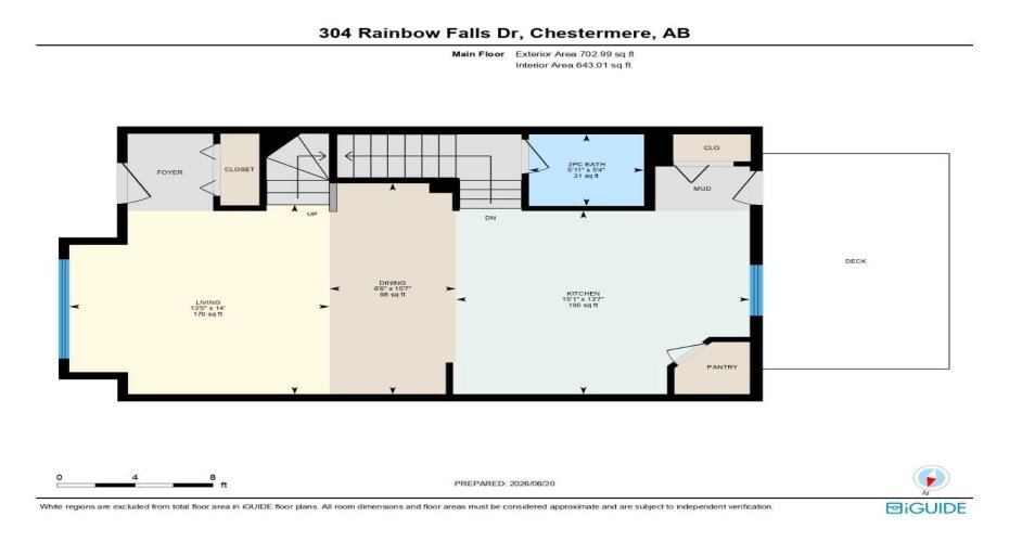 304 Rainbow Falls Drive, Chestermere, Alberta T1X 0E4, 3 Bedrooms Bedrooms, ,3 BathroomsBathrooms,Residential,For Sale,Rainbow Falls,A2323224