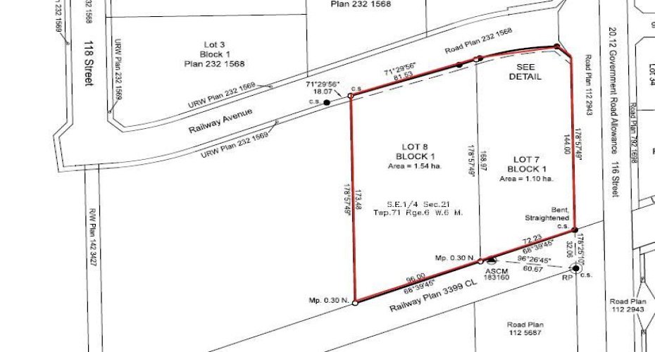 11601 Railway Avenue Avenue, Grande Prairie, Alberta T8W 0C7, ,Land,For Sale,Railway Avenue,A2323066