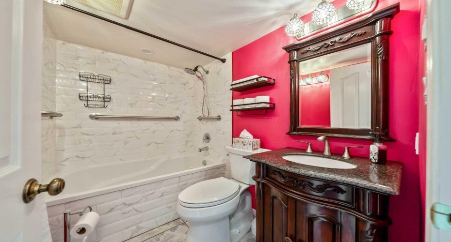 4-piece bathroom with a jetted tub, perfect for relaxing at the end of the day.