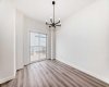 Dining Nook with Patio Door to Rear Deck