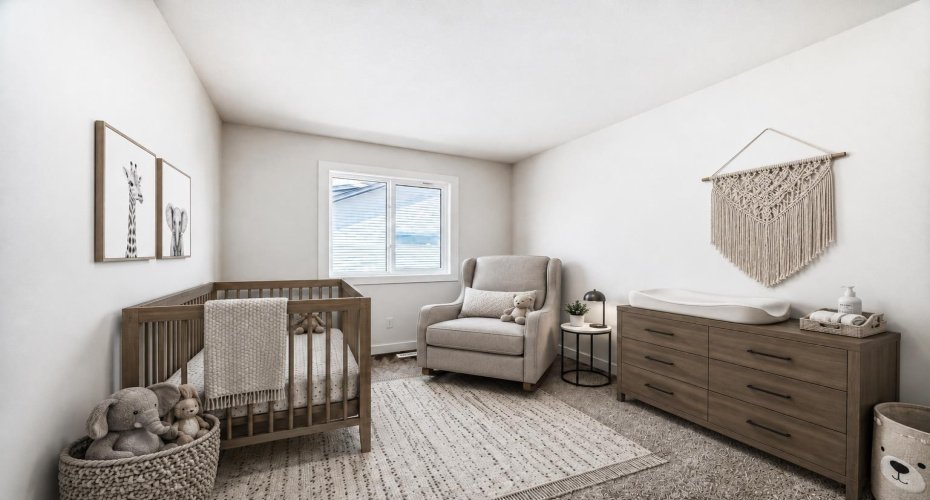 VIRTUALLY STAGED • Bedroom Three