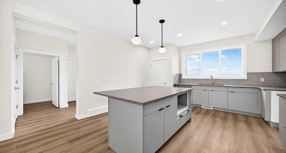 Kitchen View to Rear Entry