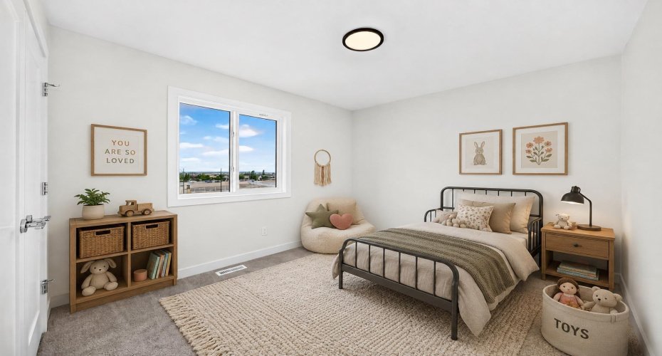 VIRTUALLY STAGED • Bedroom Three