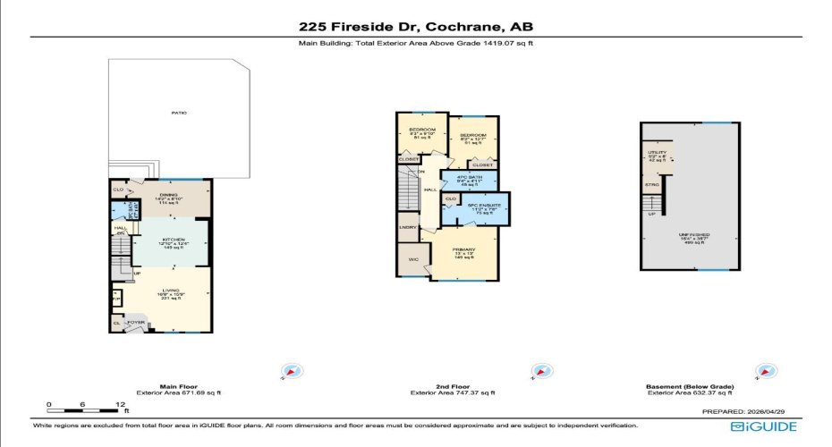 225 Fireside Drive, Cochrane, Alberta T4C 2L4, 3 Bedrooms Bedrooms, ,3 BathroomsBathrooms,Residential,For Sale,Fireside,A2323609