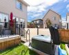 Hot Tub with Privacy Screen