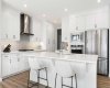 Stunning White Kitchen with Full Height Cabinets