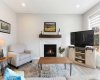 Gas Fireplace in Living Room