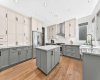 Elegant Kitchen With Two-Tone Cabinetry