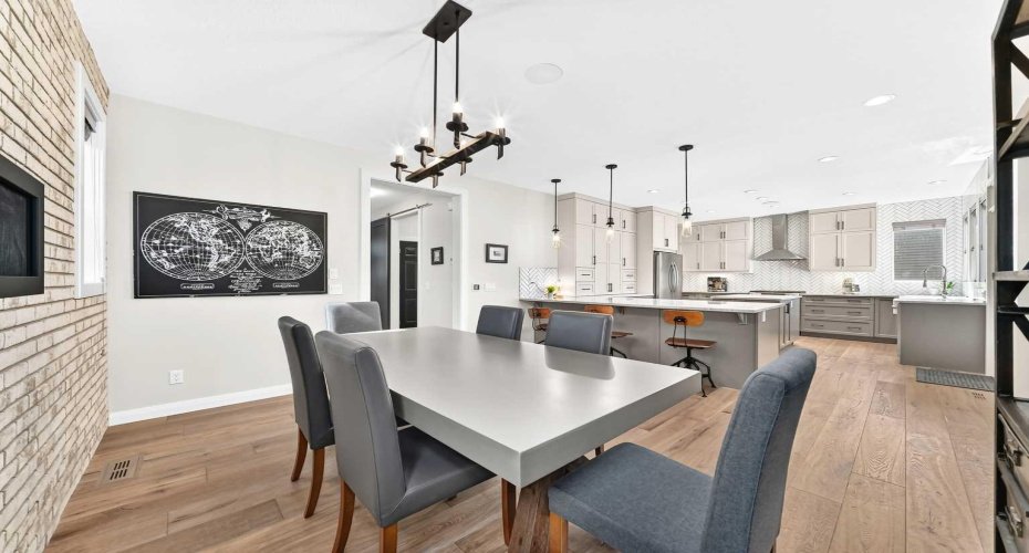 Plenty of room for your dining table!