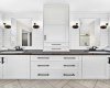 Elegant Ensuite with Dual Vanities!
