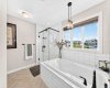 Soaker Tub & Glass Shower Ensuite