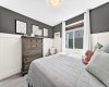 Cozy Bedroom With Layered Wall Detail