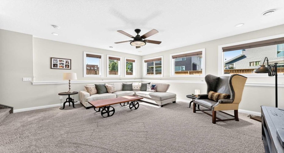 Sun-Filled Living Room With Oversized Windows
