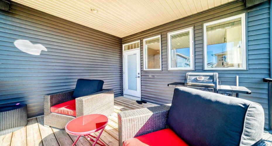 Covered Deck With BBQ Space