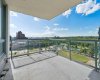 Northwest facing balcony with gorgeous views.