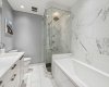 Upgraded ensuite with rain shower.
