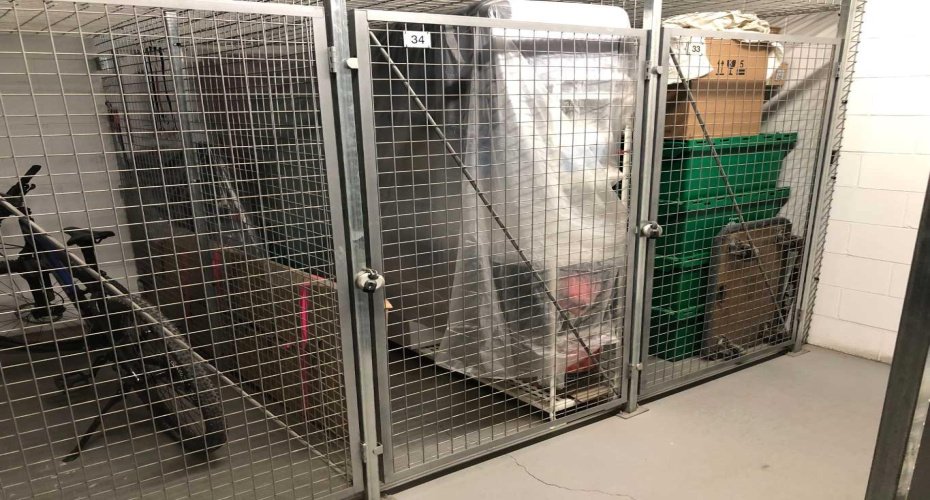 Comes with secure storage locker #34.