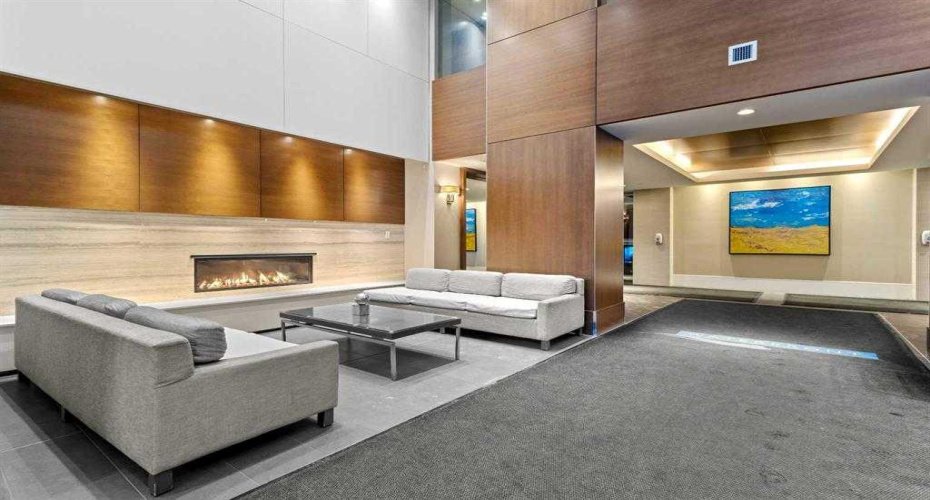 Comfortable lobby seating area.