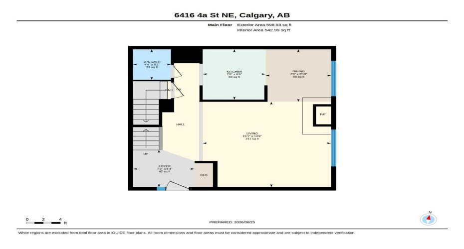 6416 4a Street, Calgary, Alberta T2K 5M9, 3 Bedrooms Bedrooms, ,2 BathroomsBathrooms,Residential,For Sale,4a,A2324363