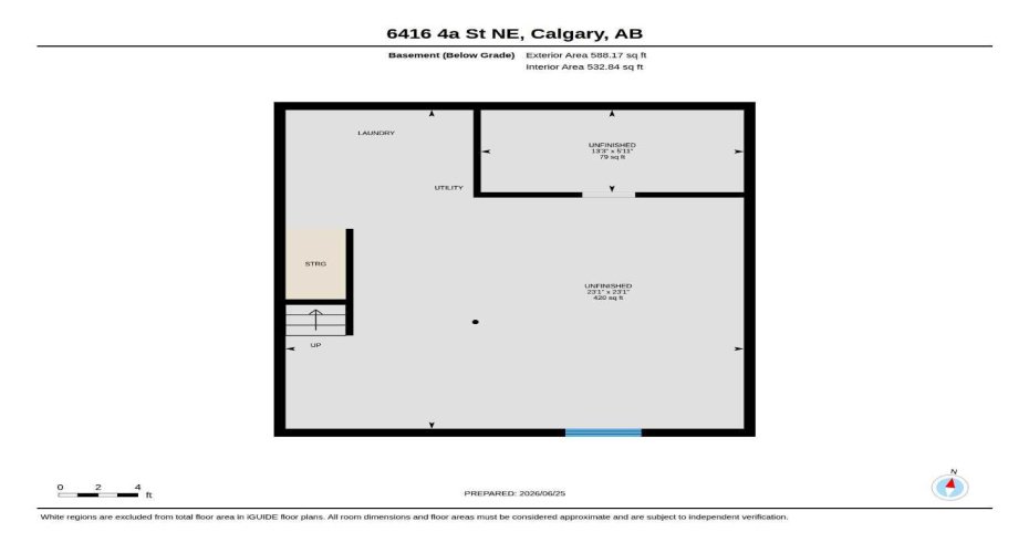 6416 4a Street, Calgary, Alberta T2K 5M9, 3 Bedrooms Bedrooms, ,2 BathroomsBathrooms,Residential,For Sale,4a,A2324363