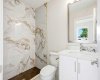 Shower glass missing, will be installed before possession