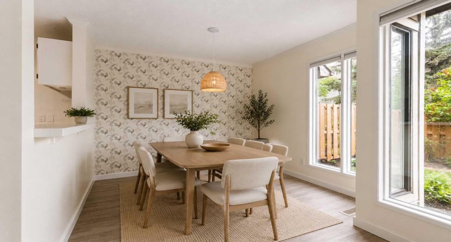 Dining room Virtually Staged