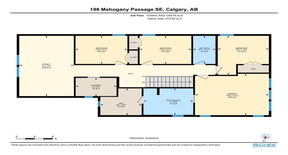 198 Mahogany Passage, Calgary, Alberta T3M 2J7, 4 Bedrooms Bedrooms, ,3 BathroomsBathrooms,Residential,For Sale,Mahogany,A2324628