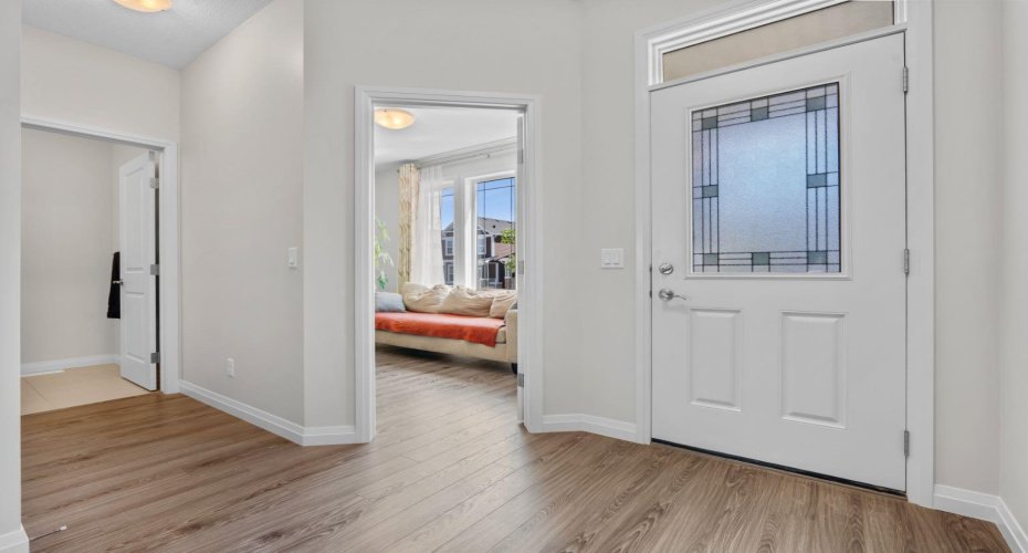 Entrance to main floor bedroom