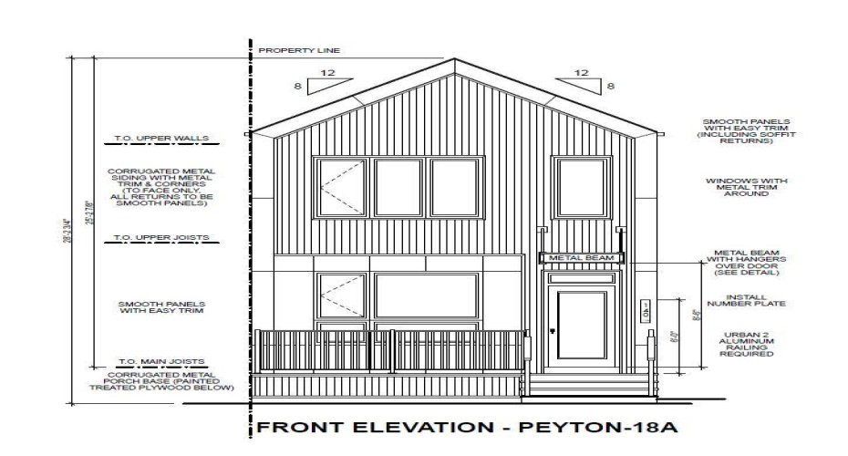 Exterior Elevation - May not be the same fit and finish as spec home.