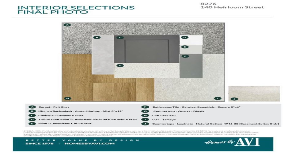 Interior Selections