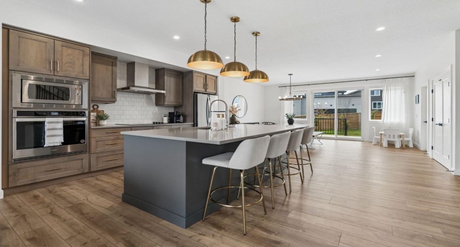 As you walk up the steps to the kitchen this beautiful space is bright, airy and inviting