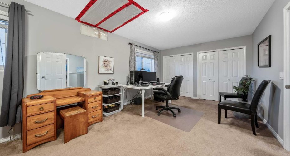 Ceiling is scheduled for professional repair.