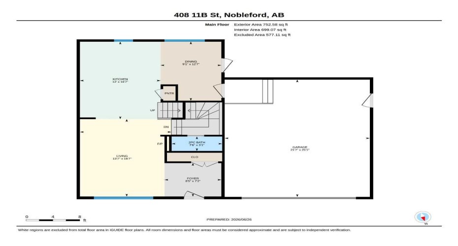 408 11B Street, Nobleford, Alberta T0L1S0, 5 Bedrooms Bedrooms, ,4 BathroomsBathrooms,Residential,For Sale,11B,A2325053