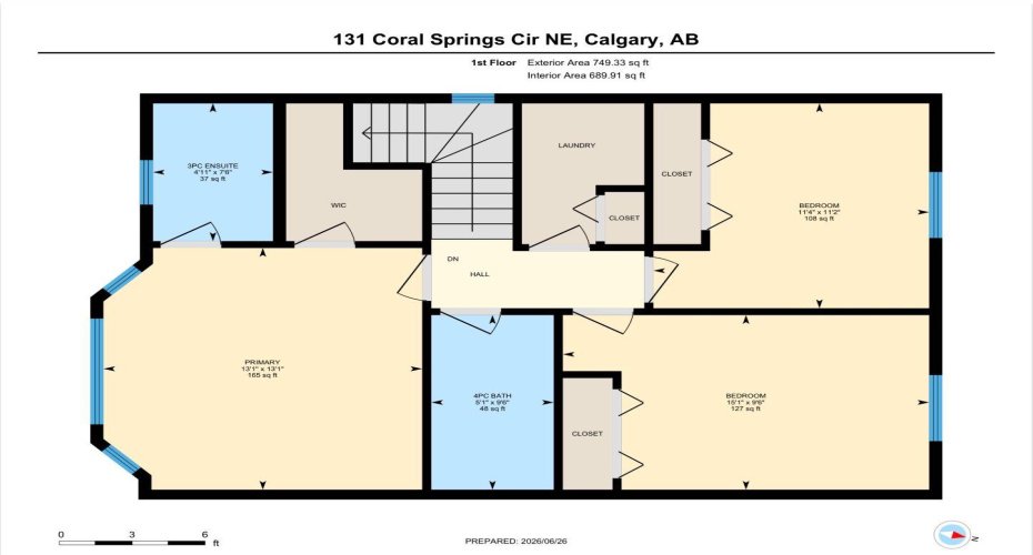 131 Coral Springs Circle, Calgary, Alberta T3J 3P5, 3 Bedrooms Bedrooms, ,3 BathroomsBathrooms,Residential,For Sale,Coral Springs,A2324861