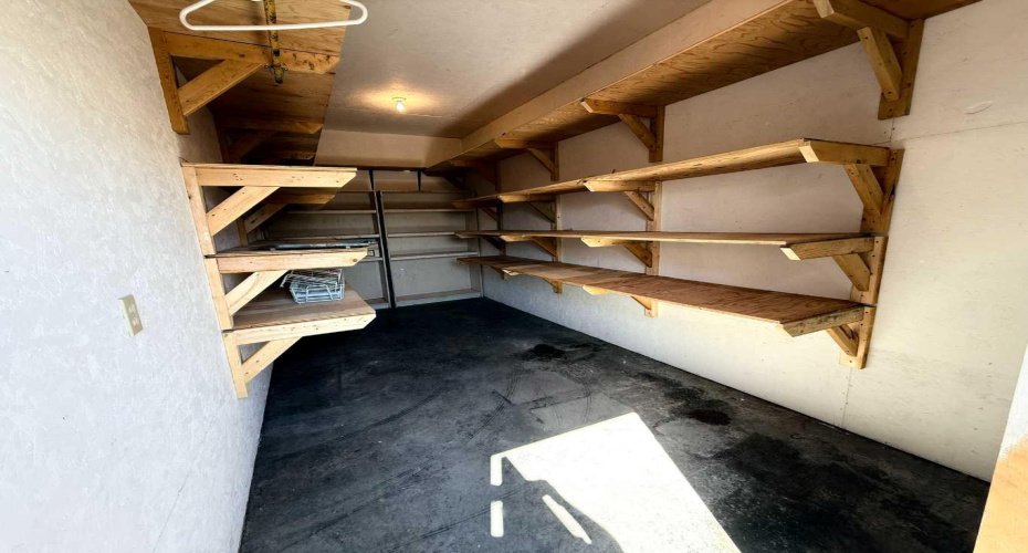 Detached Garage Storage Area