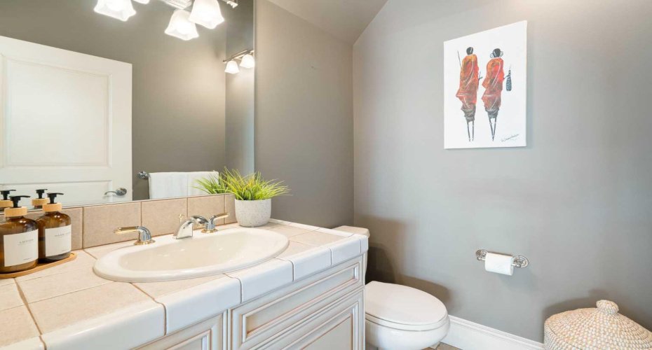 Powder Room- Upper Level