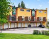 Back of townhome