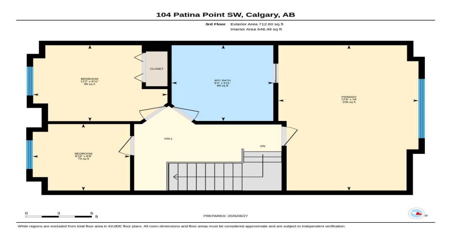 104 Patina Point, Calgary, Alberta T3H 3J7, 3 Bedrooms Bedrooms, ,2 BathroomsBathrooms,Residential,For Sale,Patina,A2325359