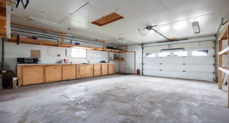 Inside of the detached garage