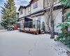 back of the property
