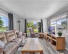 Large, bright living room