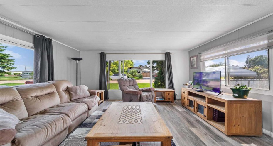 Large, bright living room